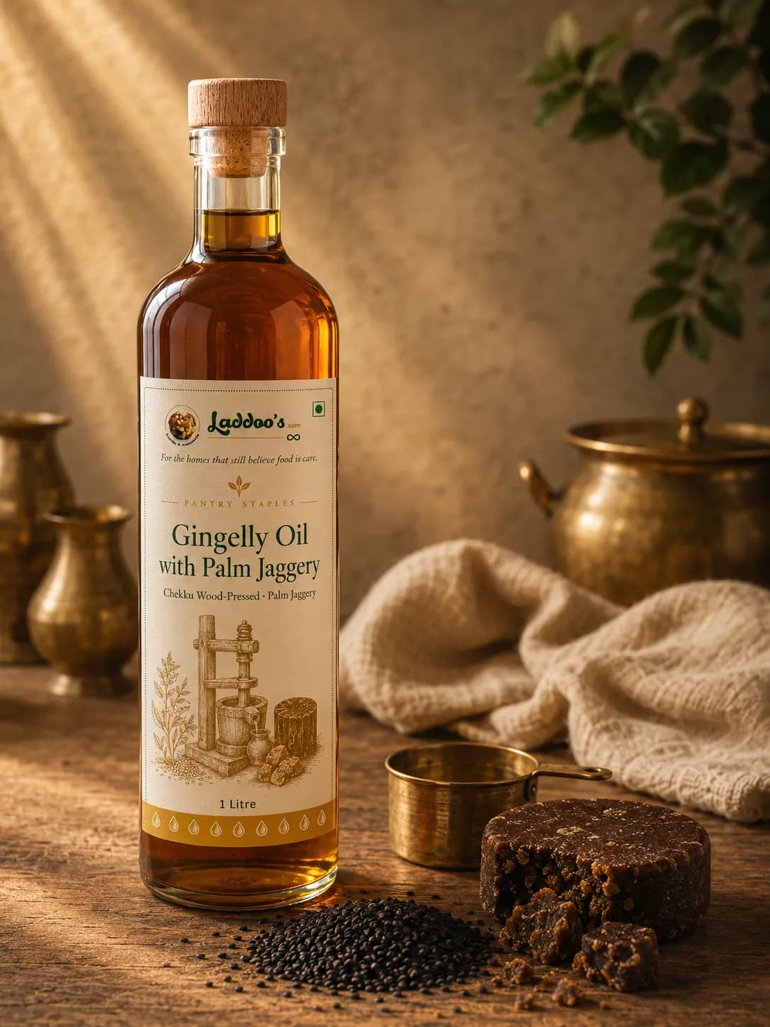 Gingelly Oil with Palm Jaggery