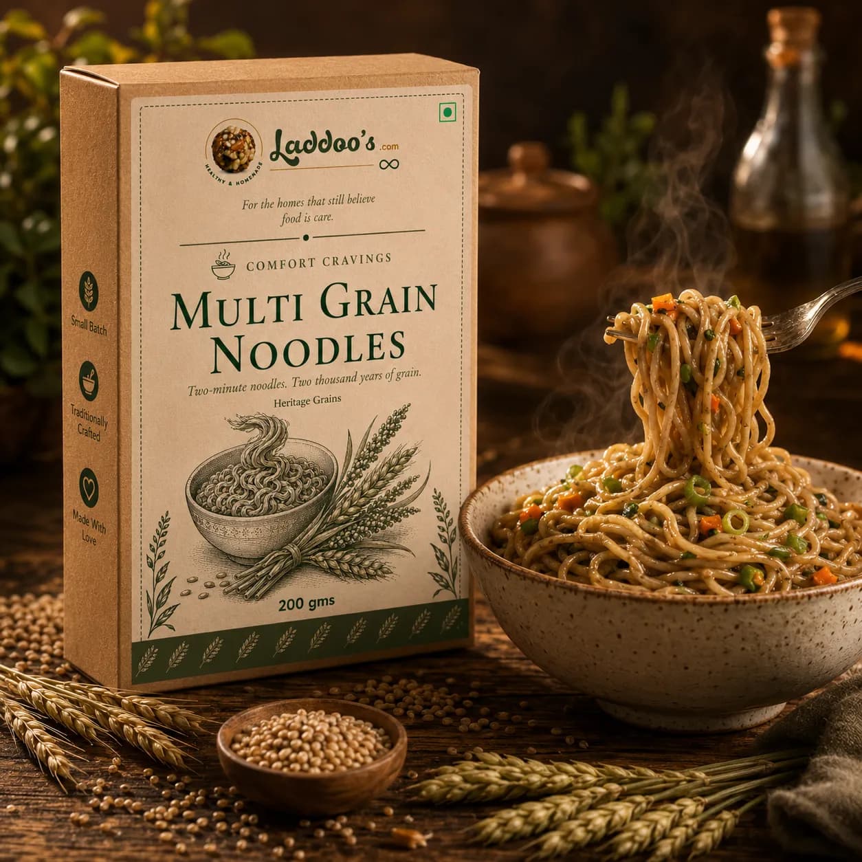 Multi-Grain Noodles | Millet + Horse Gram