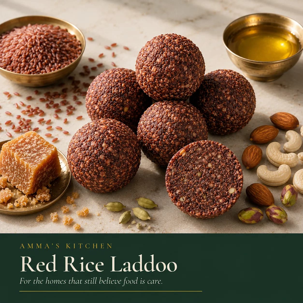 Red Rice Laddoo | Wholegrain Energy | Everyday Energy